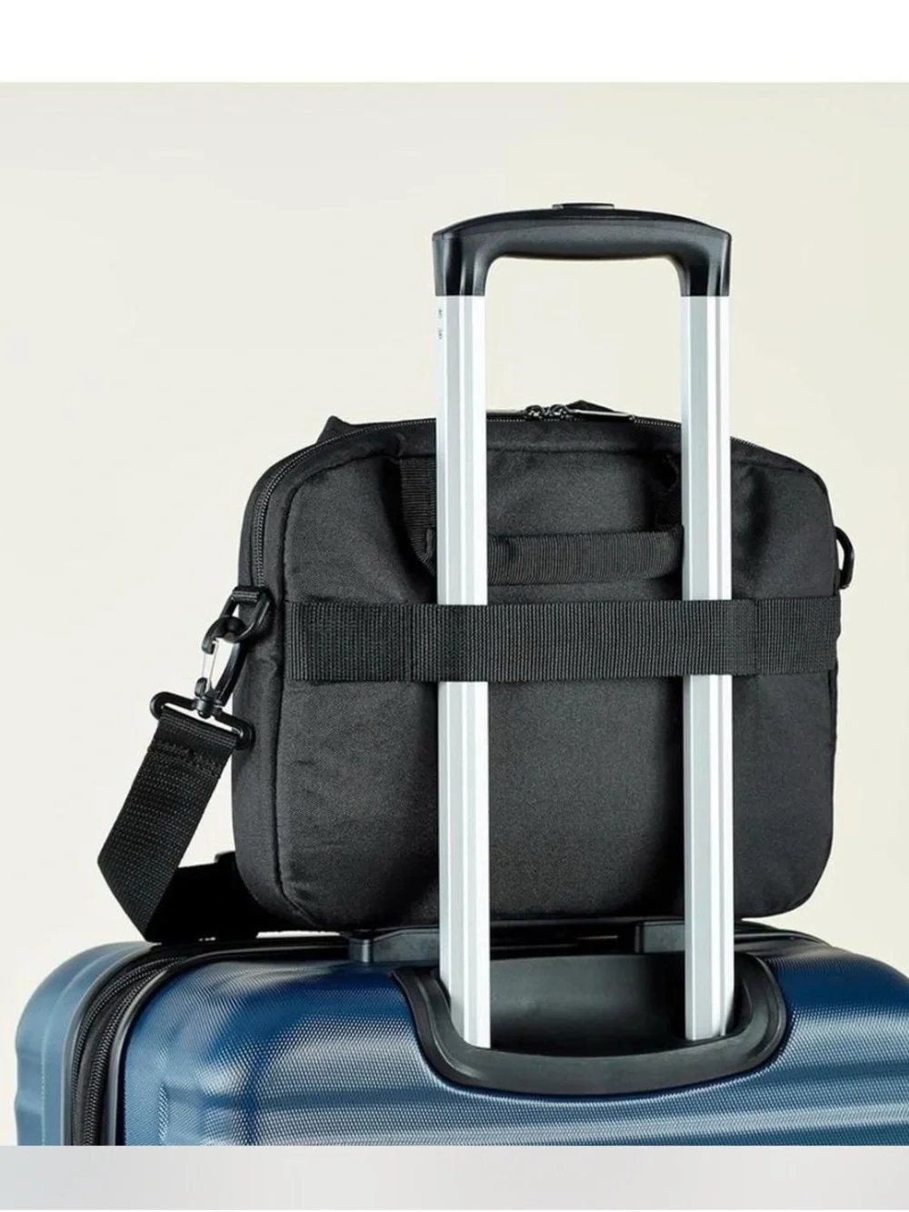 Amazon Basics Black Laptop Messenger Bag for Men
